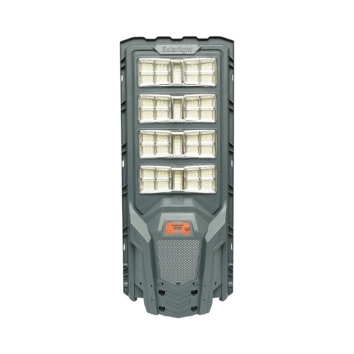 Lampa solara LED iluminat stradal 800W cu panou solar 40W, baterie LiFePO4 30000mAh, senzor miscare, telecomanda, prindere stalp IP65 Breckner Germany - Img 2