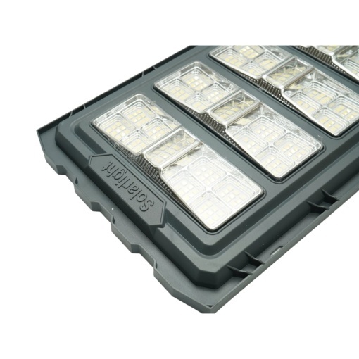 Lampa solara LED iluminat stradal 800W cu panou solar 40W, baterie LiFePO4 30000mAh, senzor miscare, telecomanda, prindere stalp IP65 Breckner Germany - Img 12
