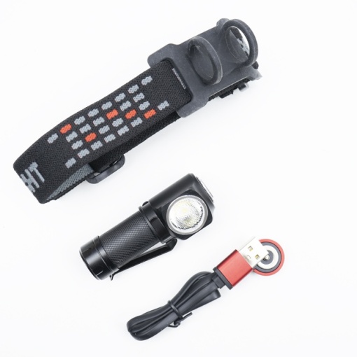 Lanterna frontala PNI Adventure F75 cu led 6W, 600 lm, din aluminiu, cu acumulator si incarcator magnetic cu USB - Img 4