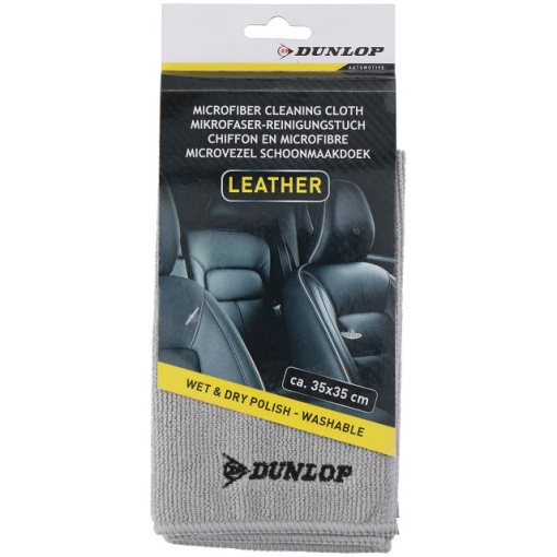 Laveta microfibra pentru piele 35x35cm DUNLOP