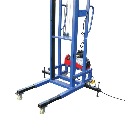 Lift electric materiale constructii 300kg, inaltime maxima 5m cu telecomanda - Img 13