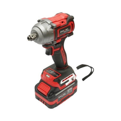 Masina de insurubat cu impact 1/2 inch 500W, 2 acumulatori 21V, 4Ah Li-ion, LED, Brushless, 450Nm, 0-1800/2400rpm Breckner Germany - Img 6