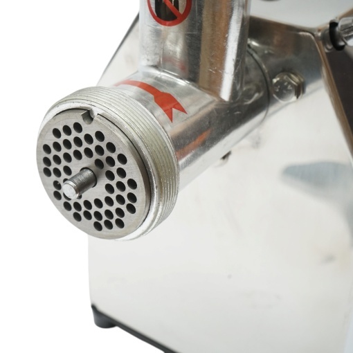 Masina de tocat carne electrica inox + aluminiu 1200W, 220V, capacitate 100 kg/h, adaptor carnati, 1 sita si 1 cutit incluse 340x185x365mm - Img 7