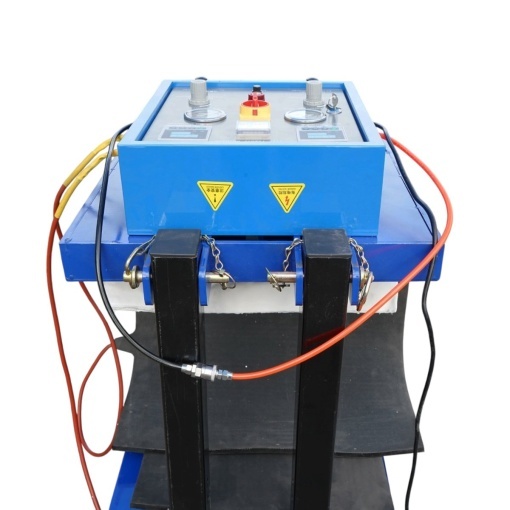 Masina vulcanizare la cald anvelope utilaje grele OTR, incalzire dubla 2400W, presare pneumatica - Img 11