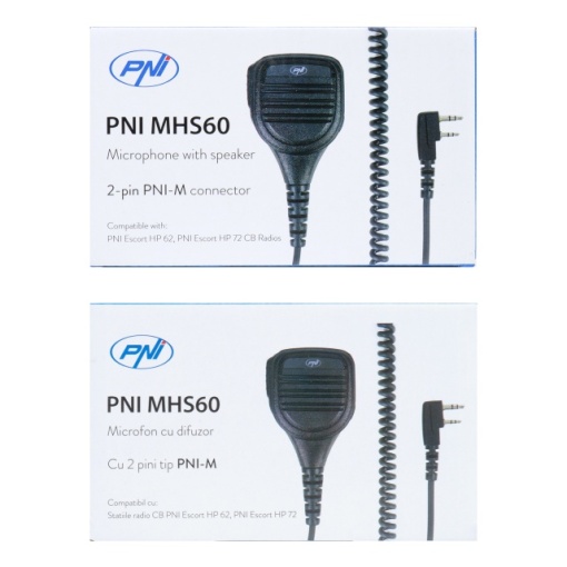 Microfon cu difuzor PNI MHS60 cu 2 pini tip PNI-M - Img 7