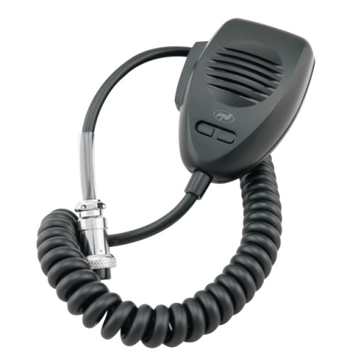 Microfon PNI CDS06 tip condenser cu 6 pini pentru statie radio CB, compatibil cu statii CB President, Midland, Albrecht - Img 2