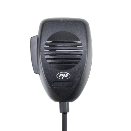 Microfon PNI CDS06 tip condenser cu 6 pini pentru statie radio CB, compatibil cu statii CB President, Midland, Albrecht - Img 4