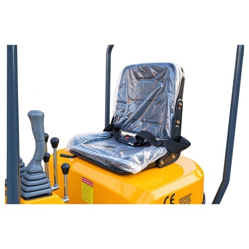 Mini excavator 1T pe senile cu semicabina, motor diesel 9.5CP, adancime sapare 1745mm, 3 cupe incluse 170/360/780mm THOR - Img 7