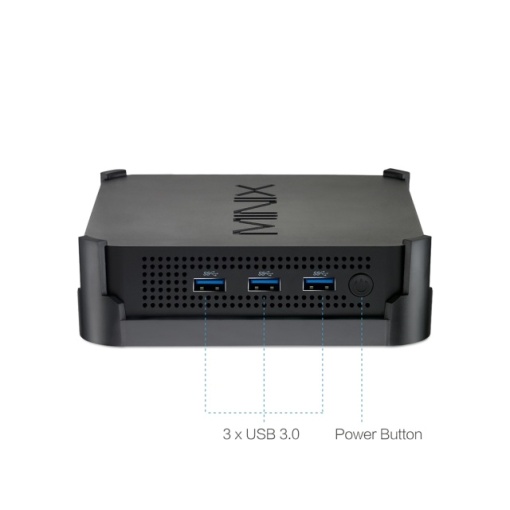 Mini PC cu Windows 10 Pro (64-bit) MINIX NEO J50C-4, Intel Pentium Silver, 64GB stocare, 4 GB RAM DDR4 (upgradabil la 16GB), Dual-Band Wi-Fi, Gigabit Ethernet, 4K @ 60Hz, USB-C, Auto Power On, Vesa Mo - Img 7