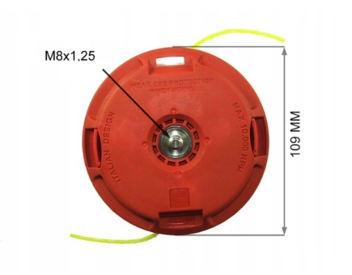 Mosor cu fir Tecomec Shindaiwa (M8x1,25) - Img 2