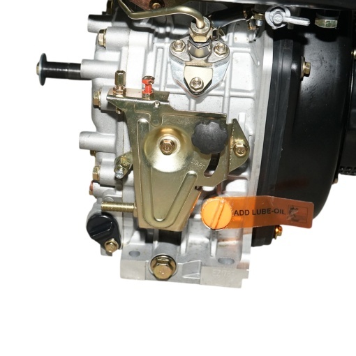 Motor diesel 7CP 178F, 296cc, turatie 3600rpm, ax rotund filetat 19.05mm, pornire sfoara Breckner Germany - Img 8