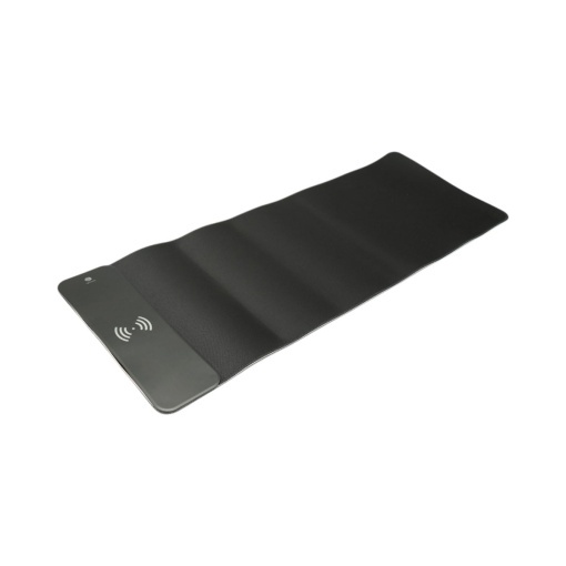 Mouse pad gaming cu incarcare rapida wireless 15W, iluminare LED RGB 15 moduri cu control touch, baza cauciuc antiderapanta, 80x30cm - Img 3