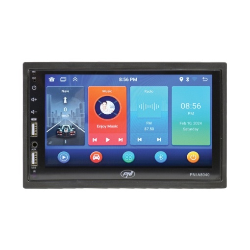 Multimedia player auto PNI A8040 cu Android 13, 2GB DDR3/ROM 32GB, ecran 7 inch, CarPlay, Android Auto, 2 x USB, BT - Img 2