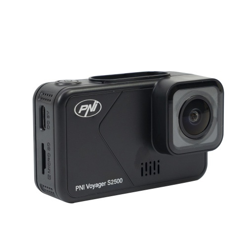 Pachet Camera auto DVR PNI Voyager S2500, WiFi, 4K UHD, ecran 2 inch si card de memorie microSD 128GB inclus - Img 4