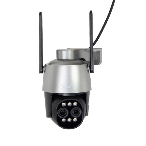 Pachet Camera supraveghere video PNI House IP574 cu Wi-Fi, PTZ, dual lens cu sticky Pad Drapel inclus - Img 3