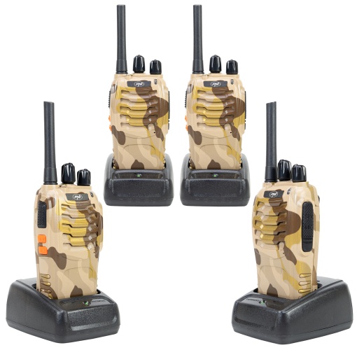 Pachet statii radio portabile PNI PMR R40 Camo 0.5W, 16 canale, ASQ, TOT, monitor, programabila, acumulatori Li-Ion 1200mAh, incarcatoare si casti incluse, set cu 4 buc - Img 11