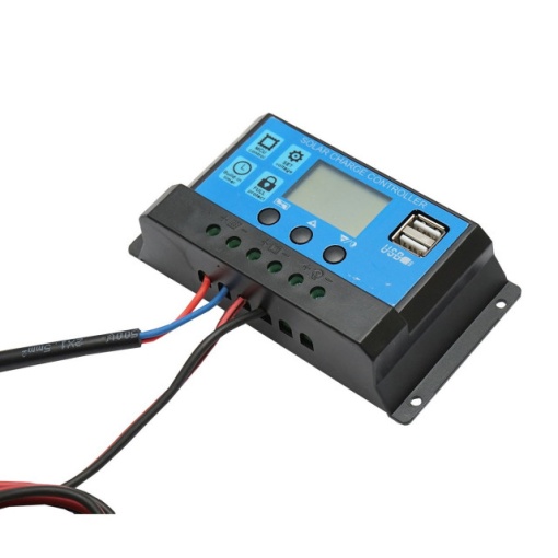 Panou solar 30W 535x350x25mm cu regulator de incarcare 12/24V - Img 2