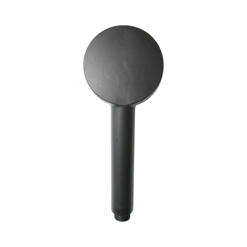 Para de dus baie rotunda, 5 functii, negru mat, plastic 85x220mm - Img 3