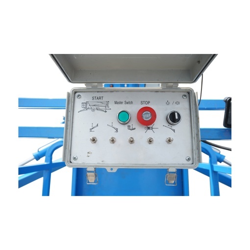 Platforma/nacela pentru lucru la inaltime tip remorca 16m, 200Kg cu telecomanda motor benzina - Img 7