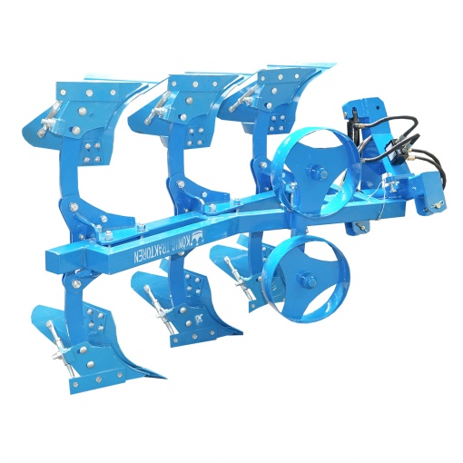 Plug agricol cu 3 trupite reversibil hidraulic, cormane pline Konig Traktoren - Img 8