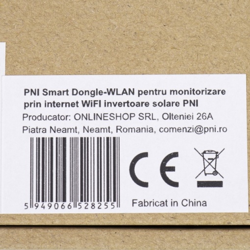 PNI Smart Dongle-WLAN pentru monitorizare prin internet WiFi invertor solar PNI SC1800C PRO fabricatie 2023 - Img 2