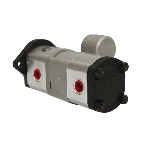 Pompa hidraulica dubla, debit 18+14cm3, sens rotatie spre dreapta pentru Massey Ferguson OEM 3800195M91 - Img 5