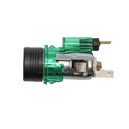 Priza cu bricheta auto universala fi28 12/24V 10A, cu lumina integrata verde Breckner Germany - Img 3
