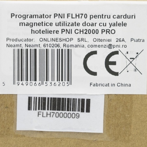 Programator PNI FLH70 pentru carduri magnetice utilizate doar cu yalele hoteliere PNI CH2000 PRO - Img 8