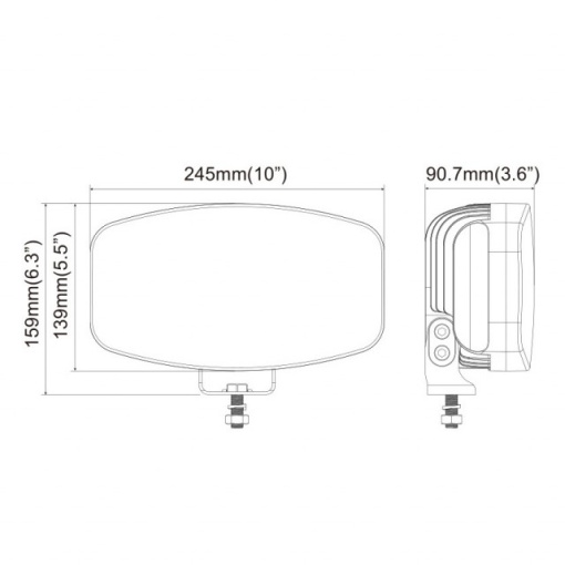 Proiector LED cu pozitie 58W - Img 5