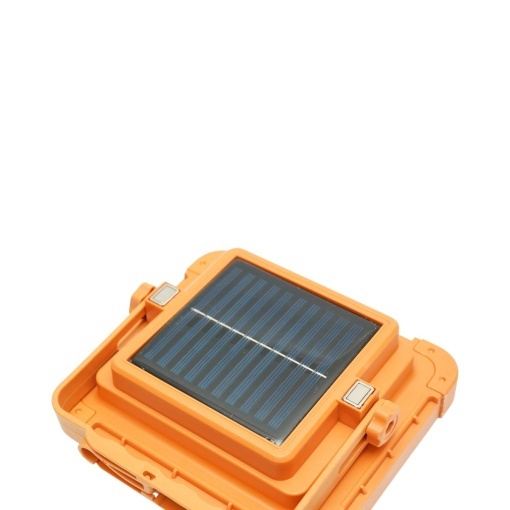 Proiector LED portabil 100W cu panou solar 1.5W, baterie 3600mAh, 6 moduri de iluminare, magnet, carlig, USB Power Bank 210x170x55mm Breckner Germany - Img 9
