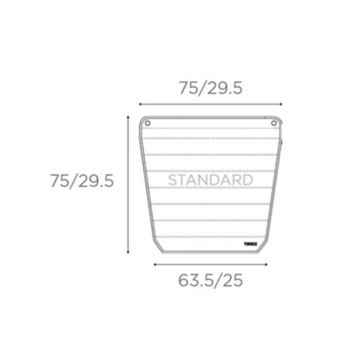 Protectie portbagaj pentru cusca auto caini Thule Allax Standard - Img 5