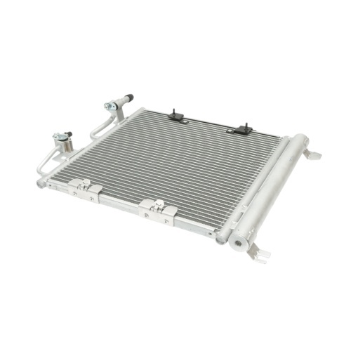 Radiator clima AC Opel Astra H, Zafira 370x370x16mm cod OEM 13129195, 1850099, 93178961, 1924005329 - Img 3