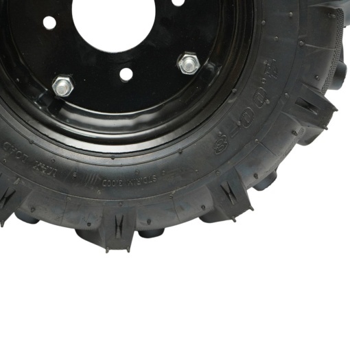 Roata completa 400/8 R1 6PR crampon cu janta neagra THOR - Img 5