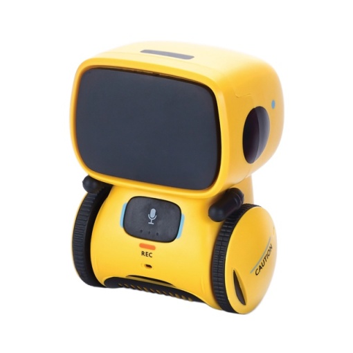 Robot inteligent interactiv PNI Robo One, control vocal, butoane tactile, galben - Img 5