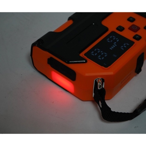 Robot pornire auto cu compresor aer portabil digital 150PSI, 12V, 120W, baterie Li-ion 8000mAh, Power Bank, lanterna LED, port USB/USB-C Breckner Germany - Img 15