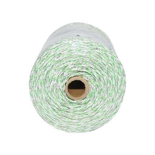 Rola fir verde-alb fi 3mm 6x0.3mm SS 0.31 Ohm/m, 500m gard electric Breckner Germany - Img 4