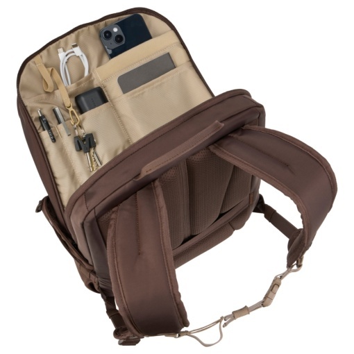 Rucsac urban cu compartiment laptop, Thule, EnRoute, 23L, Tinted Taupe/Nuanced Brown - Img 6