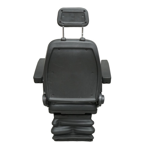 Scaun universal reglabil pe inaltime si greutate 40-120Kg, cotiere si spatar rabatabil 50-90° pentru tractor, utilaje agricole, industriale, stivuitor - Img 3