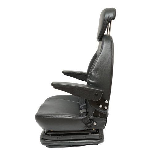 Scaun universal reglabil pentru tractor cu centura de siguranta, cotiere si suspensie 800x610mm - Img 3