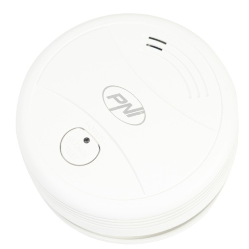 Senzor de fum PNI A024 cu Wi-Fi, control din aplicatia Tuya Smart, alimentare baterie 9V, 85dB, alarma sonora si vizuala, alarma silentioasa - Img 6