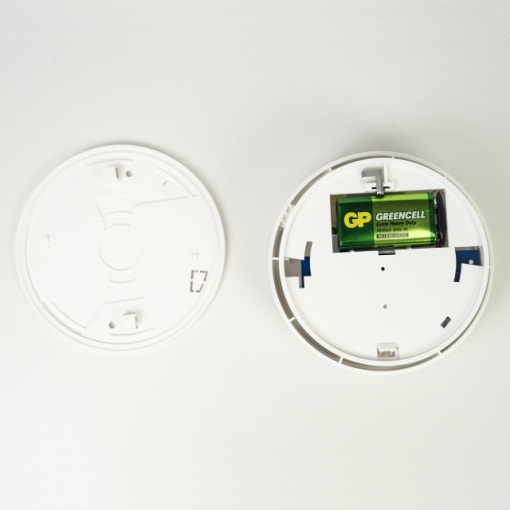 Senzor de fum PNI A443W cu Wi-Fi, control din aplicatia Tuya Smart, alimentare baterie 9V, 85dB, alarma sonora si vizuala, alarma silentioasa - Img 2
