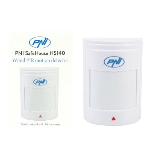 Senzor de miscare PIR cu fir PNI SafeHouse HS140 pentru sisteme de alarma compatibil cu PNI HS600 si PNI HS650 - Img 7