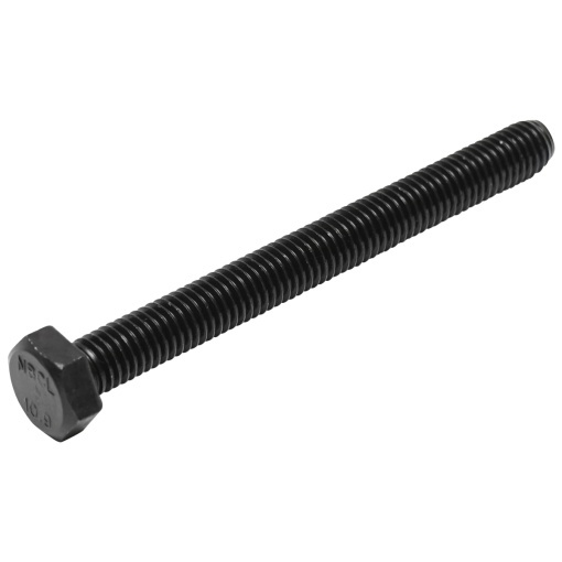 Set 100 buc surub negru cu cap hexagonal DIN 933 M8x80 G10.9 - Img 3