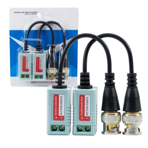 Set 2 Adaptori CCTV PNI 201C Video Balun Pasiv BNC pe fir 600m pt. cablu CAT5 - Img 4