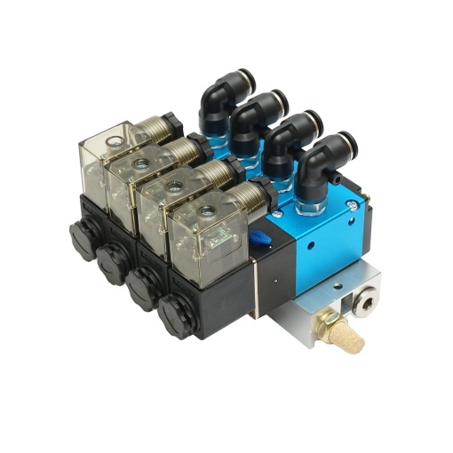 Set 4 electroventile Tractor Forestier 12V cu rampa 2 deschis/2 inchis pentru DISRA99 - Img 2