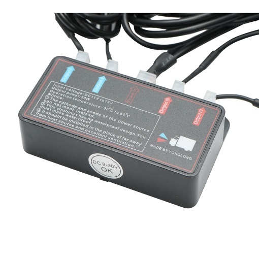 Set 4 lampi LED stroboscopice 24W, 12-24V galben, unitate control cu 4 module 110x28x12mm - Img 6
