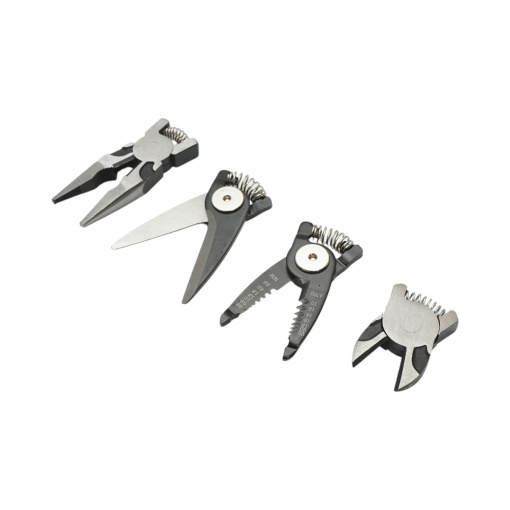 Set cleste patent multifunctional 5 in 1 cu foarfeca, taiere, sertizare, sfic, dezizolare cabluri - Img 5