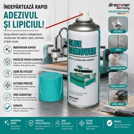 Spray indepartare adeziv si lipici 450ml Breckner Germany - Img 2