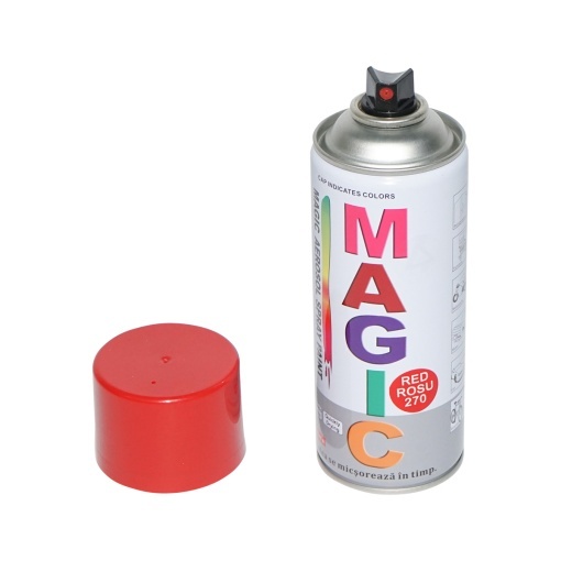 Spray vopsea Magic rosu 270 450 ml - Img 2