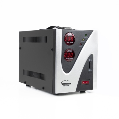 Stabilizator de tensiune SilverCloud 1500VA 900W 6.8A - Img 3